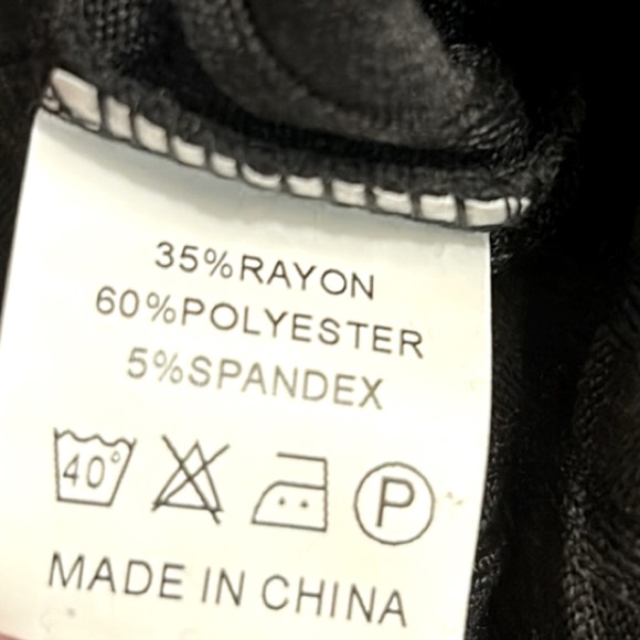 NWT [Auremore] Ribbed Long-Sleeve Crewneck Tunic Sweater in Black Women’s S or M - Picture 10 of 11